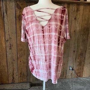 Pink Tie Dye Tee